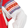 Русский народный костюм "Дуняша" для девочки хлопковый красный сарафан и блузка