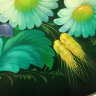 Поднос с росписью "Ромашки на зеленом" 47*37 см, арт. А-3.41